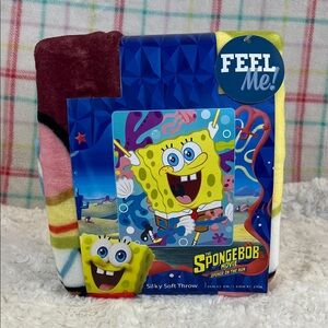 SpongeBob Silky Soft Throw Blanket